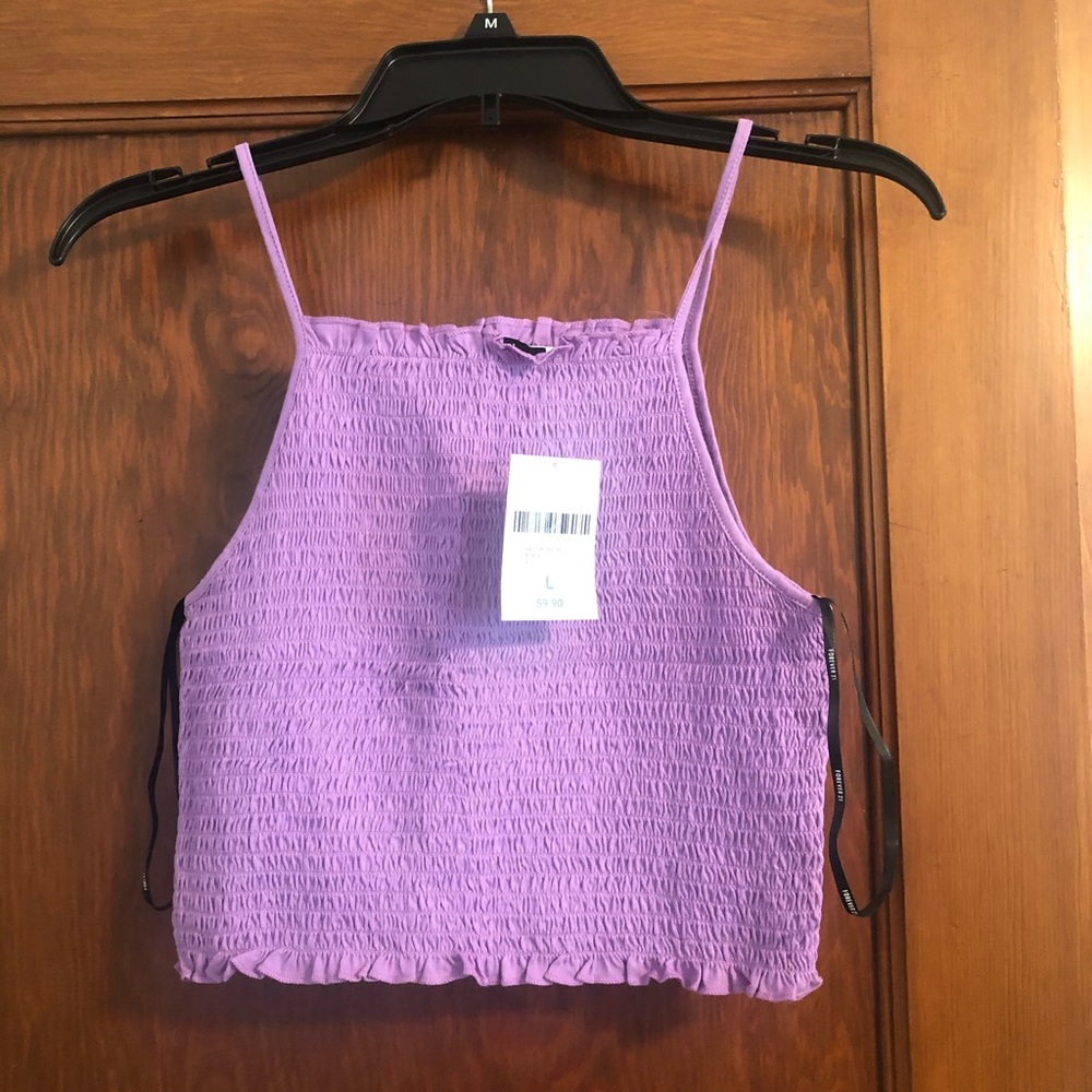 NWT! Y2K style Cropped Scrunched Tank